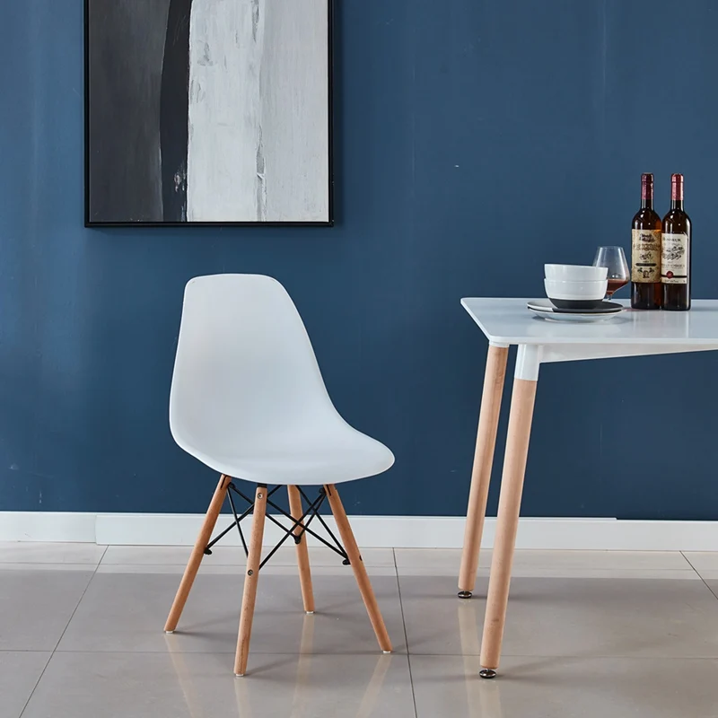 

4pcs Dining Chair Retro Sturdy Durable Kitchen Chair for Home Office