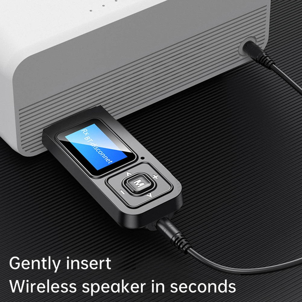 

Display Screen Transmitter Receiver Wireless Bluetooth-compatible Adapter LED Household TV Watching Accessories for TV PC Car