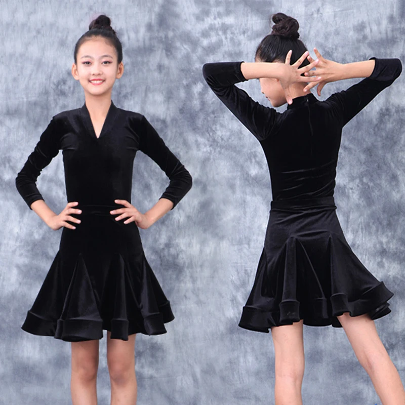 Классические костюмы для латиноамериканских танцев девушек ча Танго Самба