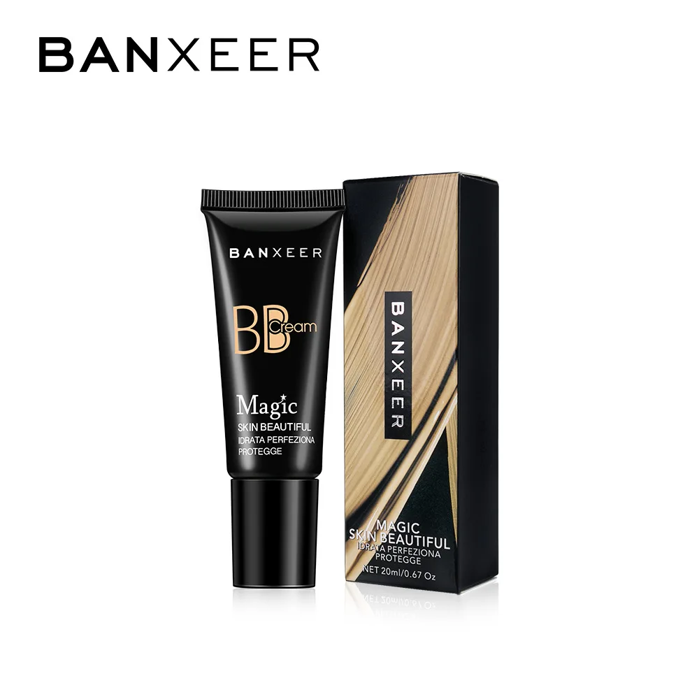 

BANXEER 3 Color Foundation BB Cream Long Lasting Moisturizing Concealer Nude Makeup Base Instant Oil-control Coverage Cosmetic