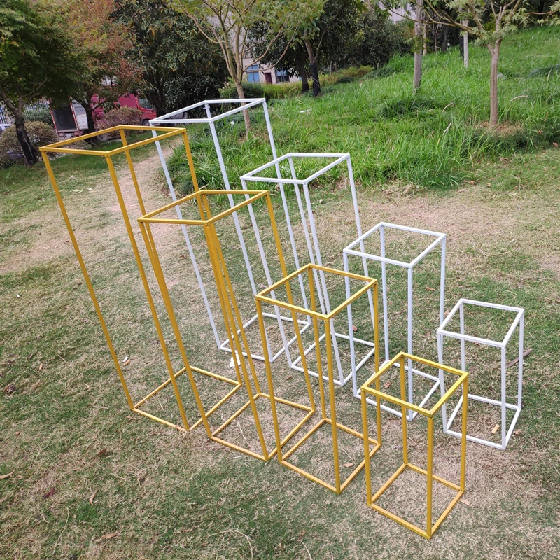 4 шт./компл. кованая железная подставка свадебные реквизиты искусственные цветы