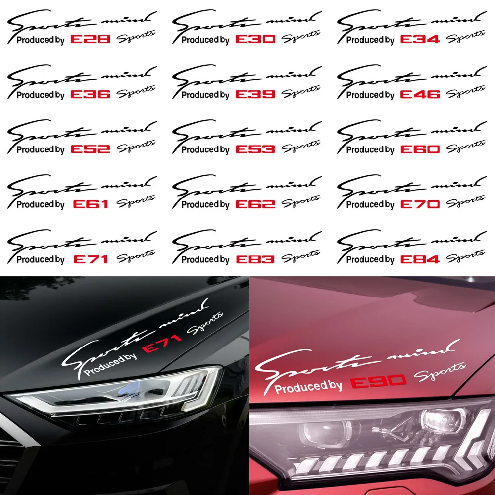 

Car Lamp Eyebrow Sticker Headlight Eyebrow Decoration Decal For For BMW 1 3 5 7 Series M Performance M3 M5 M6 F01 F20 F10 F13 F1