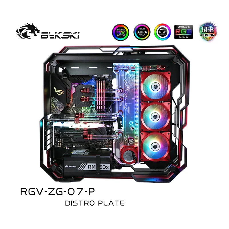 

Bykski RGV-ZG-07-P, Waterway Boards For Zeaginal-07 Case, Bykski RBW, For Intel CPU Water Block & Single GPU Building