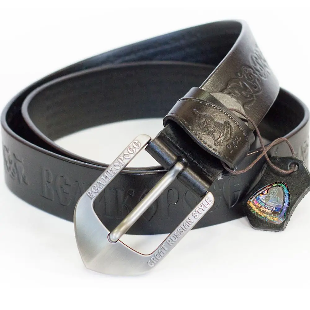 Ремень Великоросс Кронштадтский воловья кожа|Мужские ремни| |
