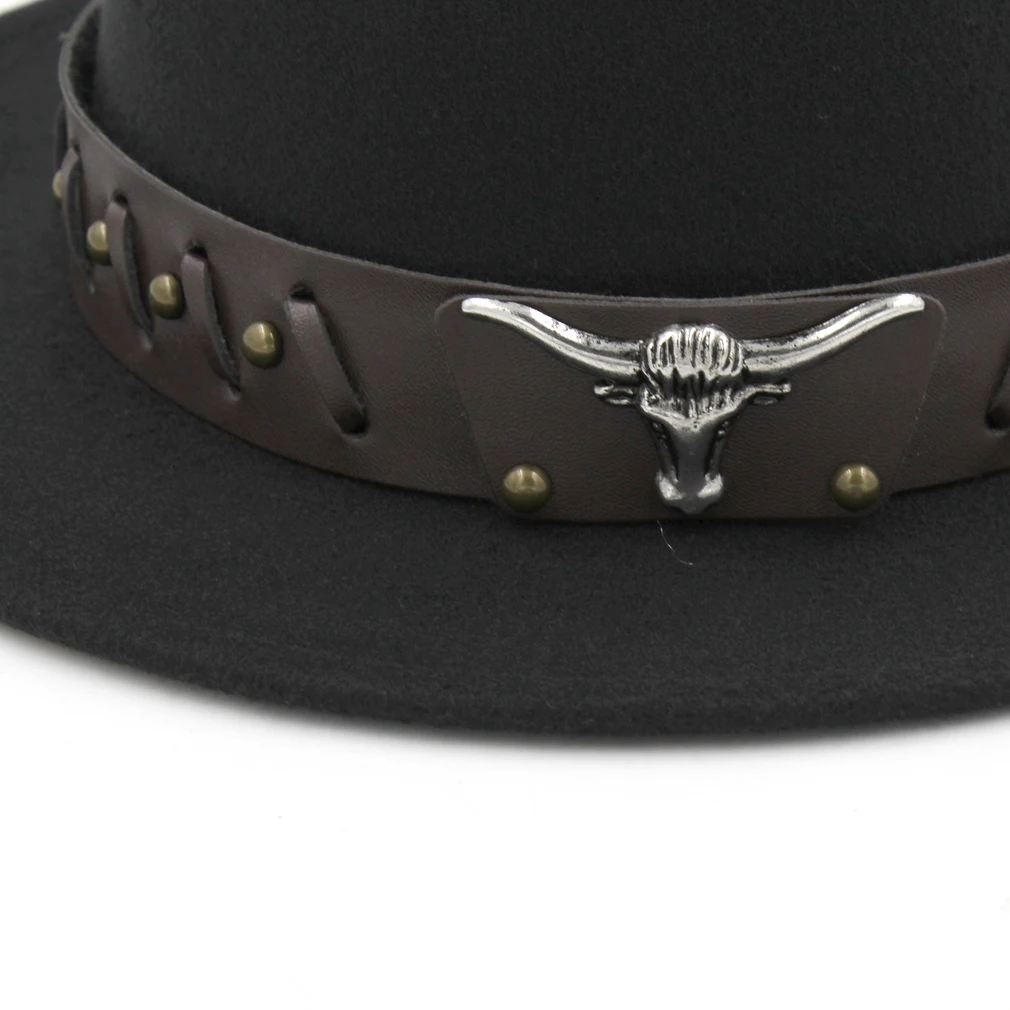 Шляпа котелок для мужчин и женщин с широкими полями 56 58 см|Мужские фетровые шляпы|