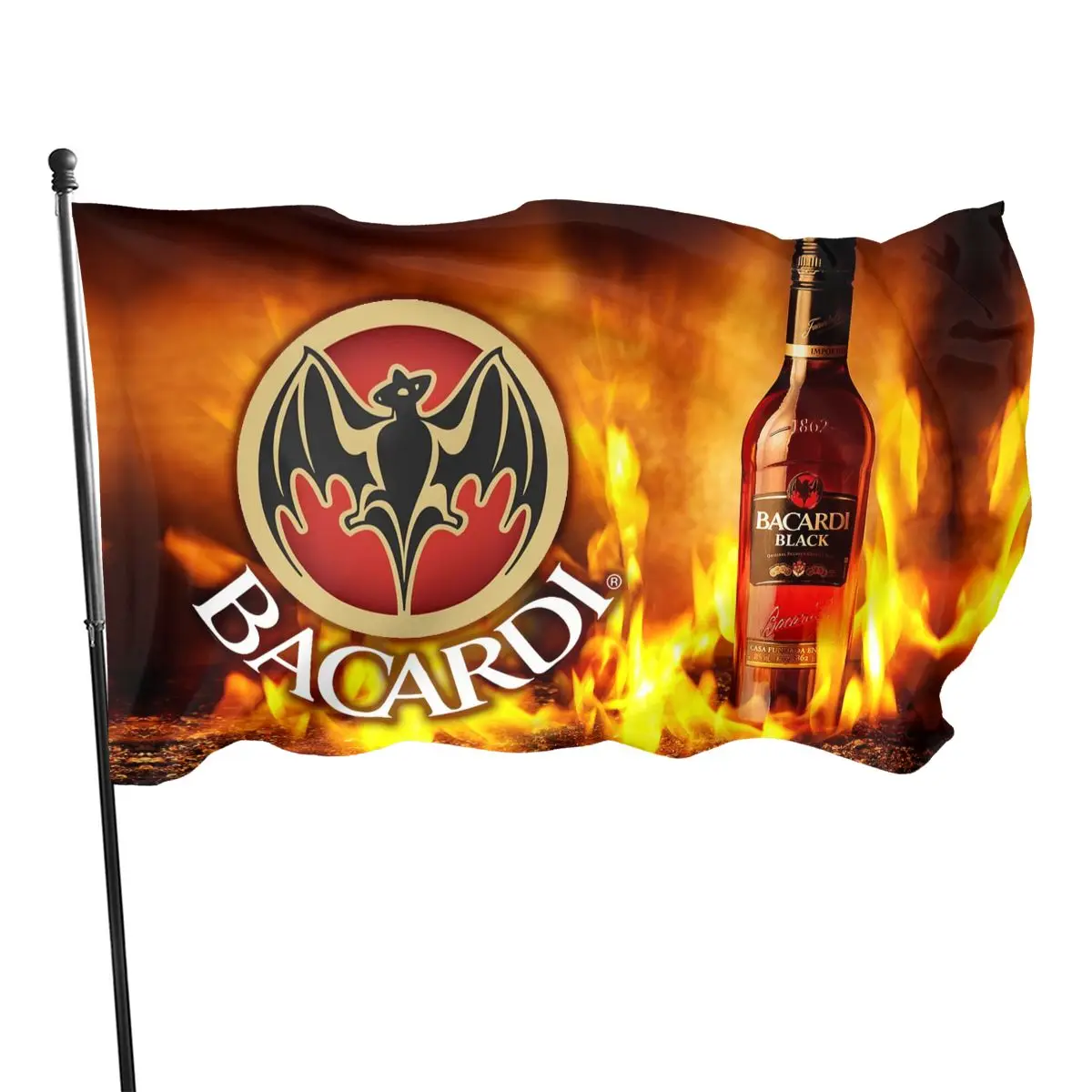 90x150cm Bacardi Rum flag