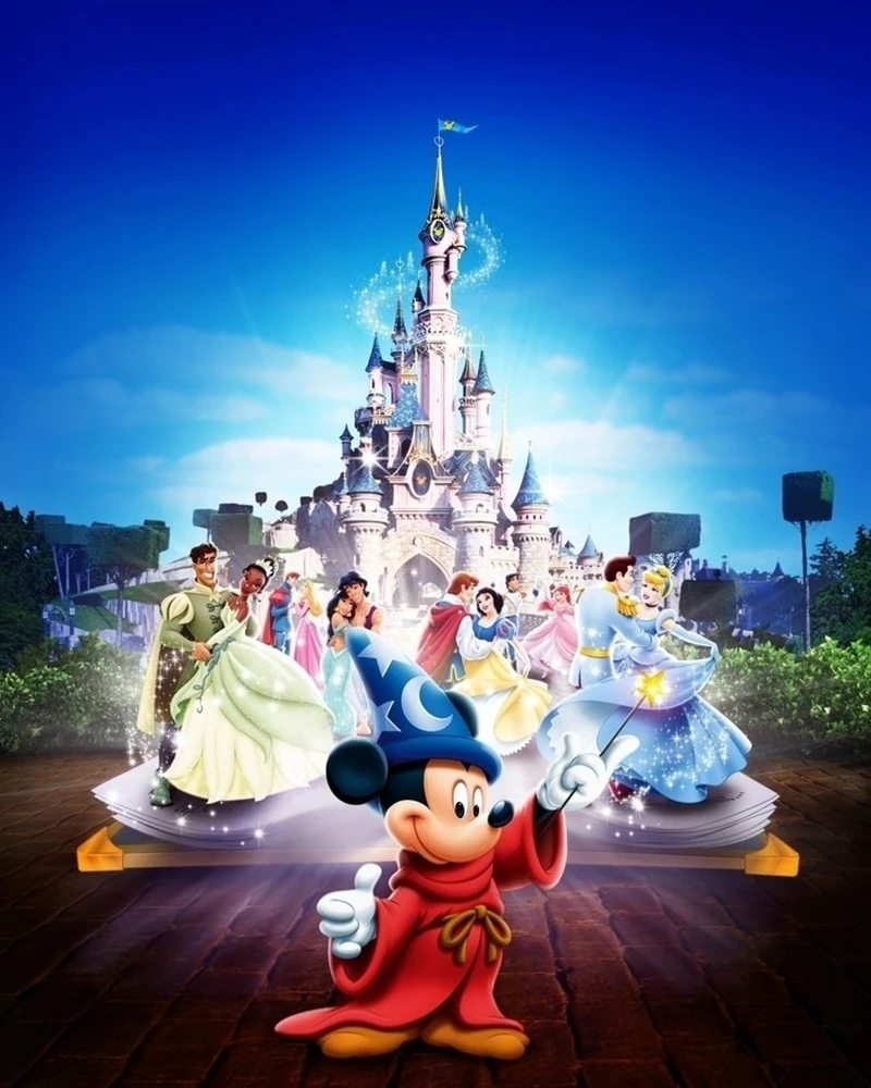 

Disney Mickey Family Party 5D Diy Diamond Painting Cross Stitch Kits Full Square Mosaic Pattern Diamond Embroidered Room Decor
