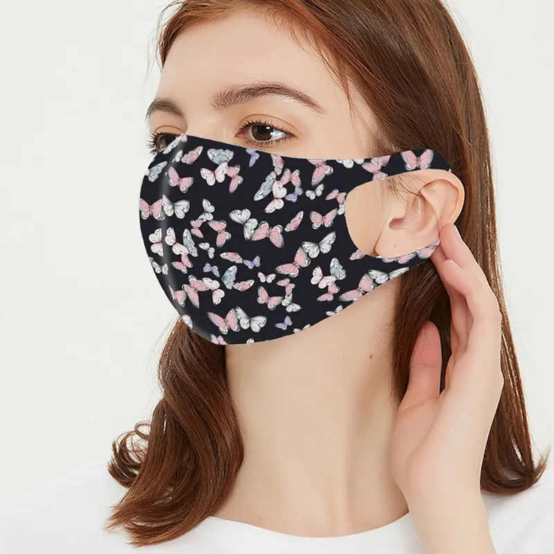 Тройной многослойное Тканевая маска для лица с фильтром карман нос провода