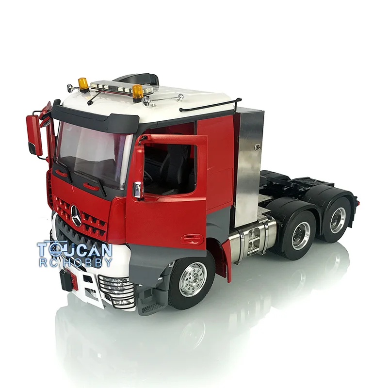 1/14 LESU металлический 6*6 шасси Toolbox светильник для DIY Модель Benz 1851 3363 окрашенные RC