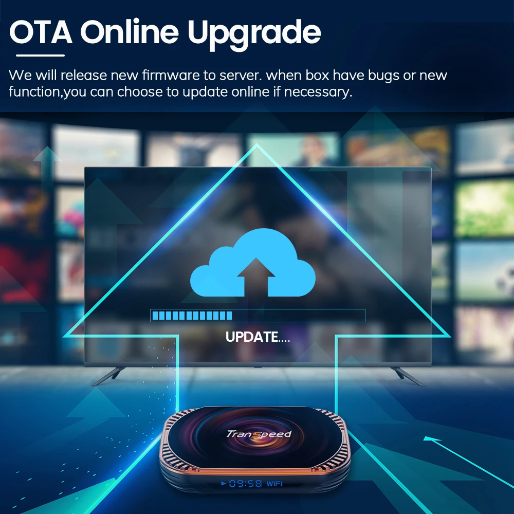 ТВ-приставка Transpeed Amlogic S905X4 8K Android 11.0 2 4G и 5 8G очень быстрый WiFi 4K голосовой помощник