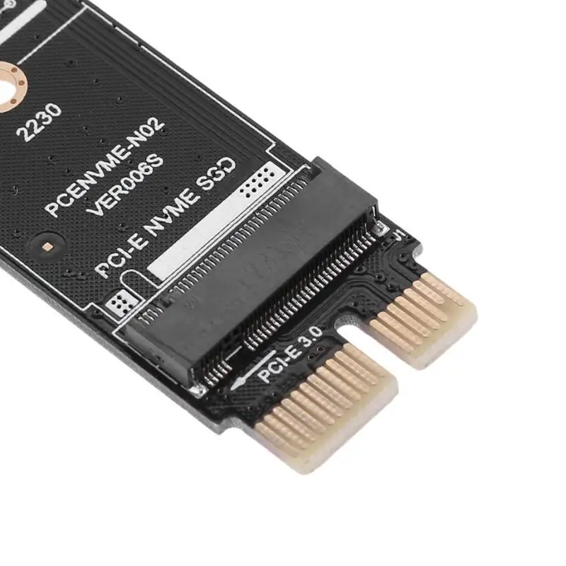 PCIE to M.2 NVMe SSD Adapter M2 X1 Raiser PCI-E PCI Express 1X M Key Connector Support 2230 2242 2260 2280  Компьютеры и