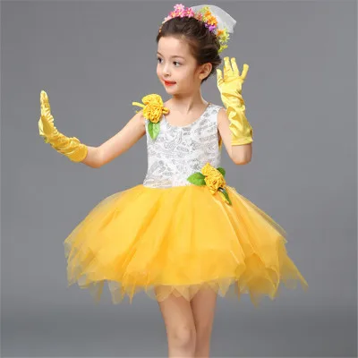 Детские платья для девушек латинских танцев тренировочное современное платье