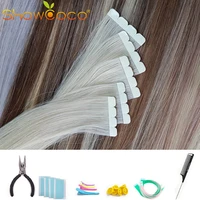 showcoco invisible tape extensions virgin remy tape in human hair extension protein 2 3 years one donor cuticle tape ins