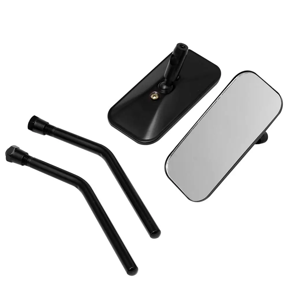 Универсальное прямоугольное зеркало заднего вида для мотоциклов кафе Racer ретро 10