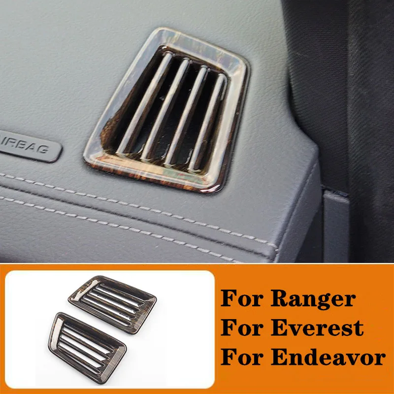 

Чехол из АБС-пластика для кондиционирования воздуха, подходит для Ford Ranger Everest ручной работы, аксессуары 2015, 2016, 2017, 2018, 2019, 2020, 2 шт.