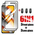 Чехол из закаленного стекла для Xiaomi Redmi Note 10, 8, 9 Pro, Note10, 9s, 10s, тонкие Защитные пленки для экрана для Poco X3 Pro, NFC, F3, M3 GT, пленка для камеры