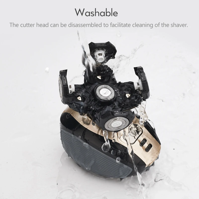 Электробритва 42D с плавающими головками Многофункциональный моющийся триммер