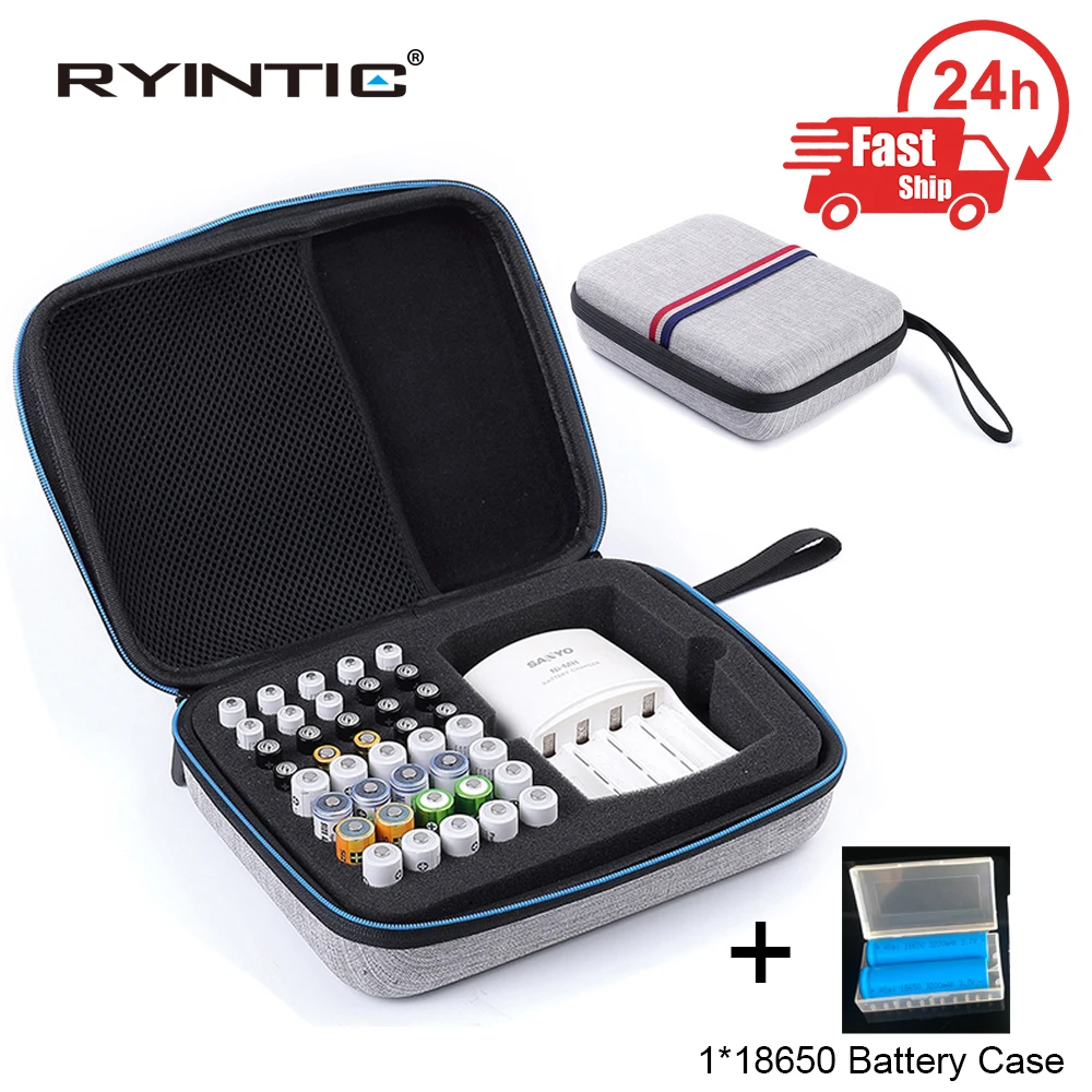 

Portable Carrying EVA Shockproof Protective AA/AAA Battery Holder Storage Box Case/Organizer/Container aa aaa Rangement Pile