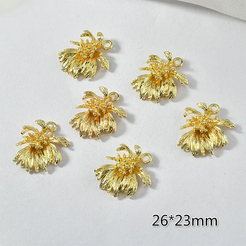 Сплав Хризантема серьги-ромашки ожерелье браслет кулон части DIY орнамент