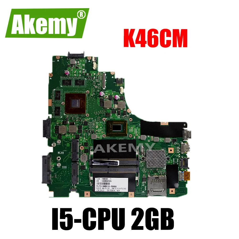 

Материнская плата k46см I5 ЦП GT635M 2 ГБ для For For For For Asus A46C K46C K46CB материнская плата для ноутбука k46см материнская плата k46см тест на материнскую пл...