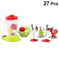27pcs juicer simulation toys extractor kitchen model emulational mini household appliances