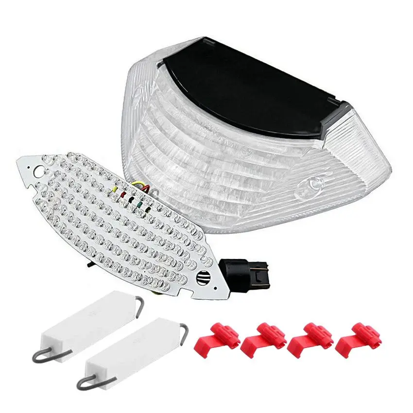 

For HONDA CB600 HORNET 2002 2003 2004-2007 Motorcycle Taillight Integrated LED Turn Signal Clear