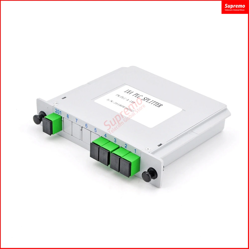 Распределитель SC APC PLC 1X4 распределитель волоконно оптического волокна FTTH с