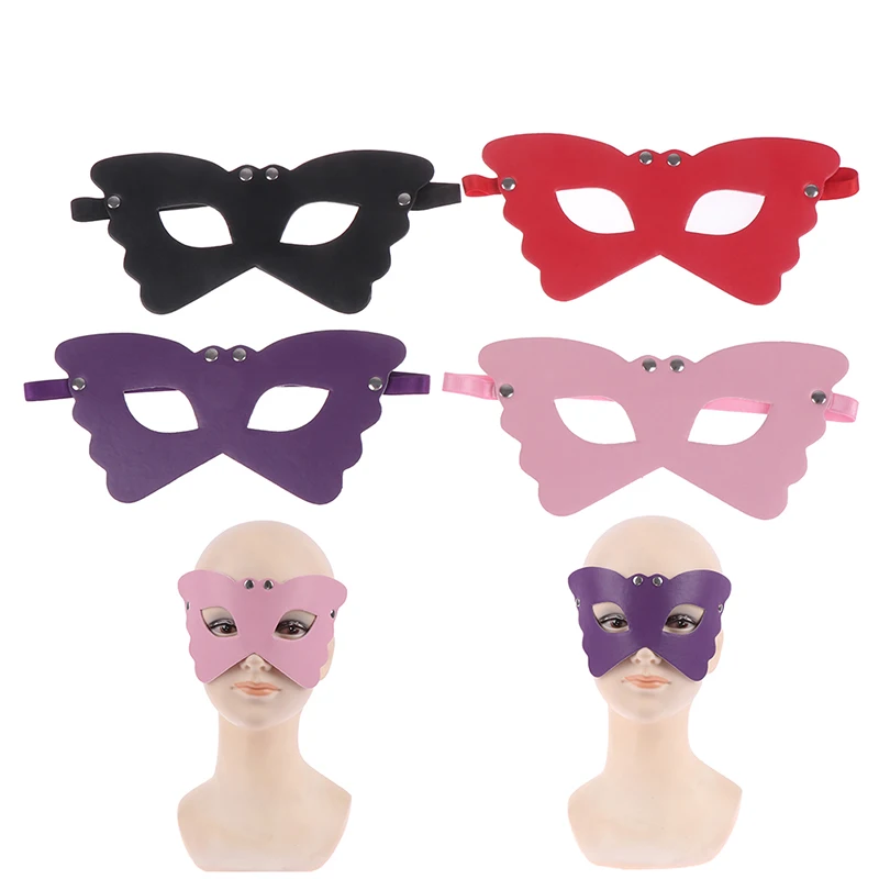 Женская сексуальная маска полуглазки Косплей лицо бабочка кожаная косплей для
