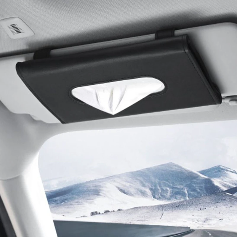 

1 Piece Auto Tissue Box Auto Sunshade Tissue Box Bracket Auto Internal Storage Decoration Auto Parts