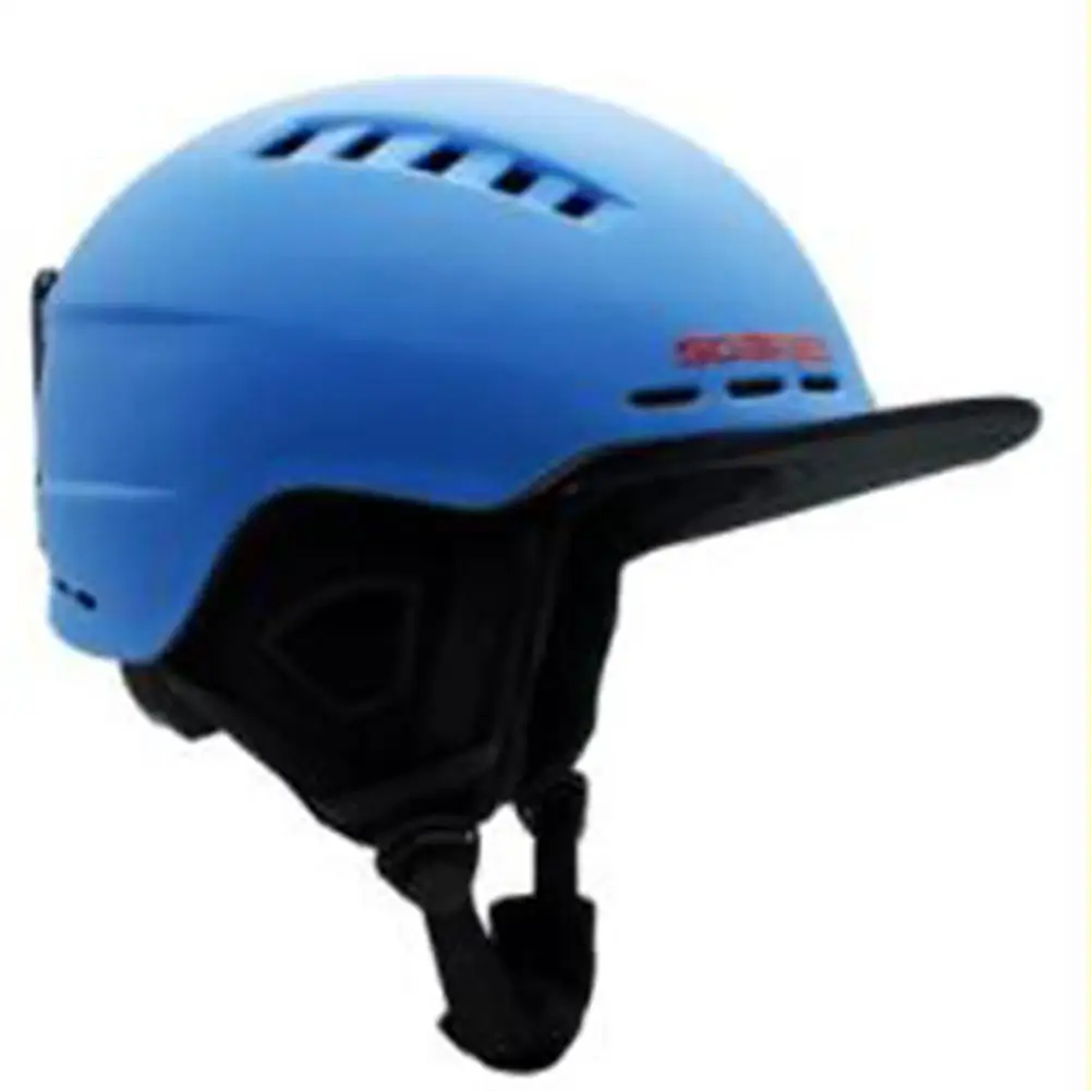 Съемный Одноцветный лыжный шлем безопасный теплый для сноуборда цельный