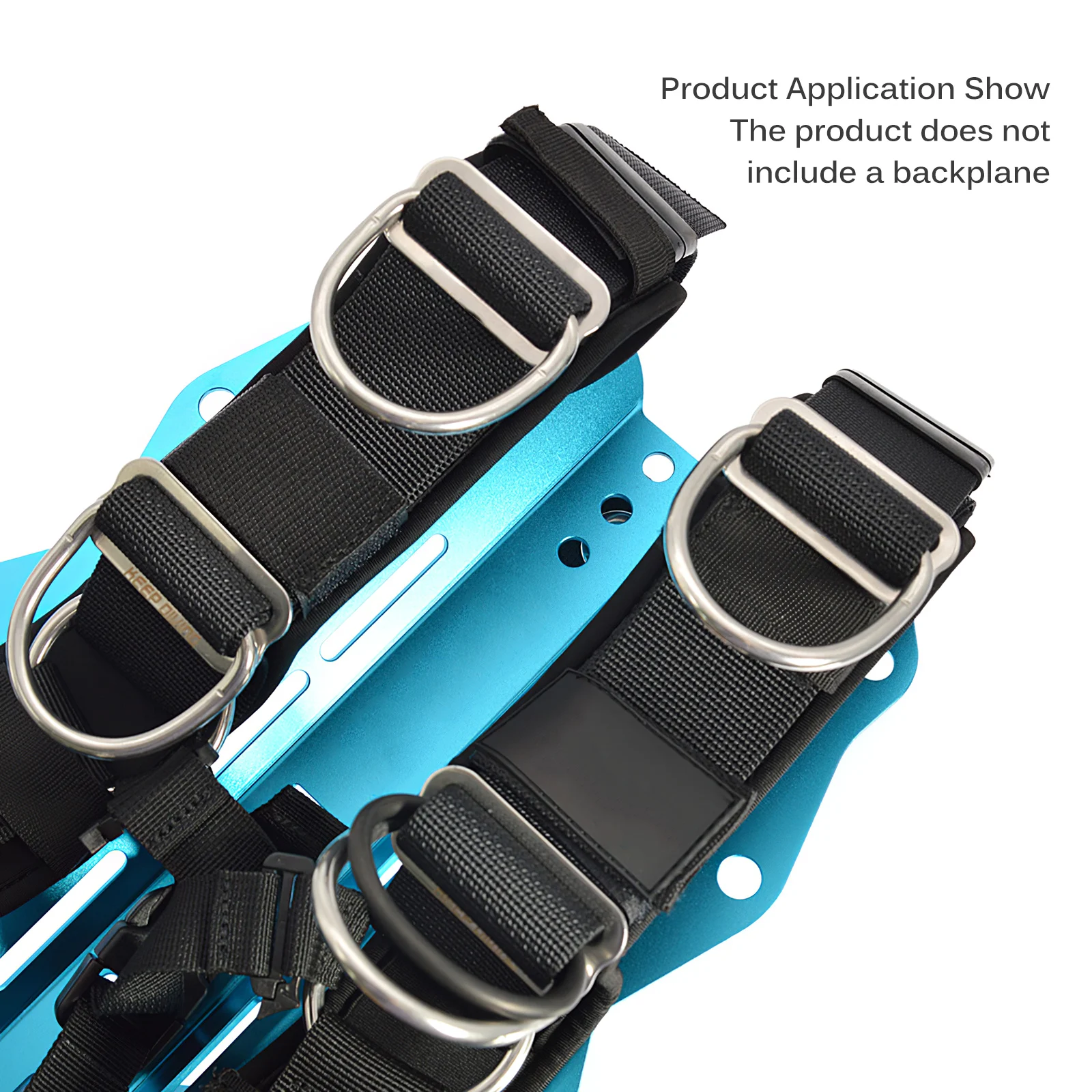 

Scuba Diving Set Adjustable Wear-resistant Anti-corrosion Diving Backplate Harness Set Durable High-strength Dive Accessories
