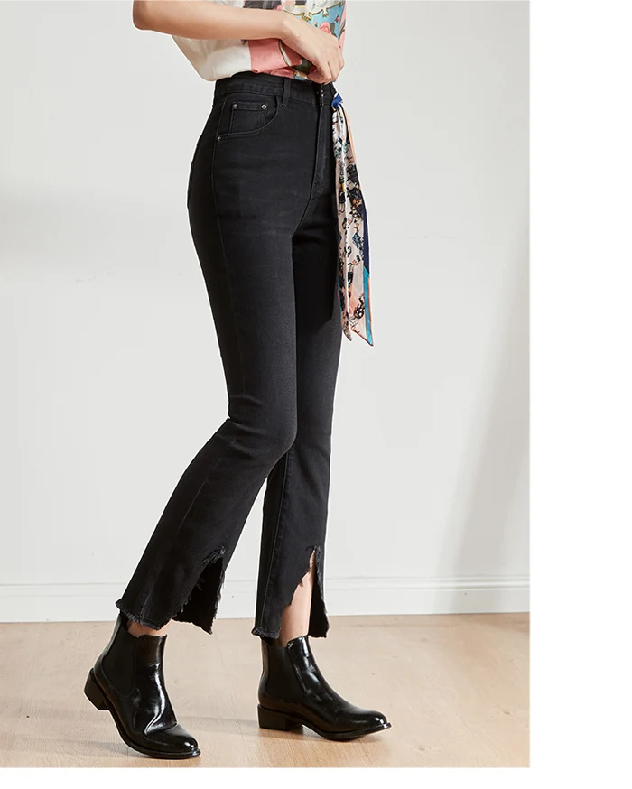 Женские классические джинсы LEIJIJEANS, узкие джинсы с лентой на поясе, новая модель большого размера для отдыха