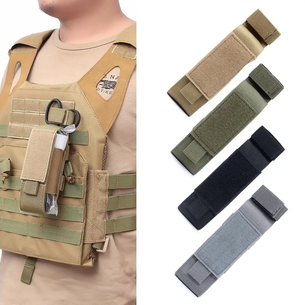 Tactical Molle Medical Scissors Pouch Military Tourniquet Holder EDC Waist Pack Bag Hunting Accessories Knife Flashlight Holster