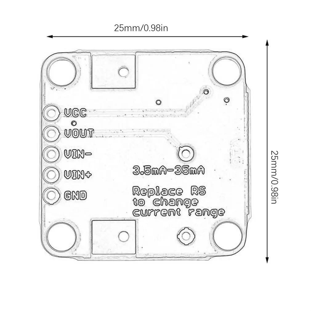 INA169 High Precision Analog To Current Sensing Breakout Conversion Module Monitor Converter | Электроника
