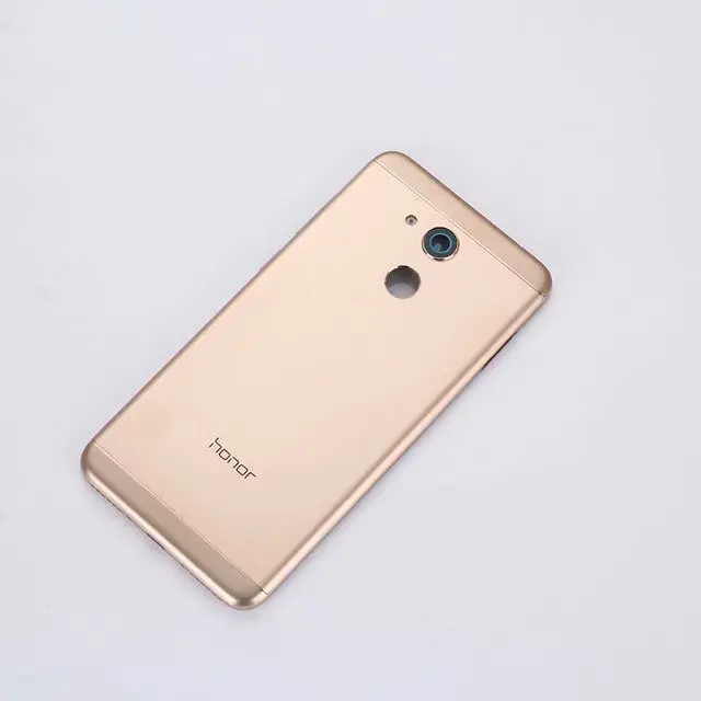 Чехол на заднюю крышку для Huawei Honor 6C Pro/Honor V9 Play металлическая задняя дверь ремонт батарея чехол+ кнопки камеры стекло