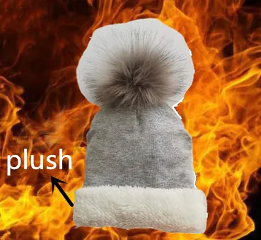 Детская зимняя шапка детские шапки из хлопка детский реквизит с помпоном для