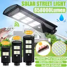 600 Вт 1200 Вт 1800 Вт поликристаллическая солнечная панель светодиодный уличный фонарь с дистанционным управлением IP65 водонепроницаемый уличный садовый светодиодный настенный светильник на солнечной батарее