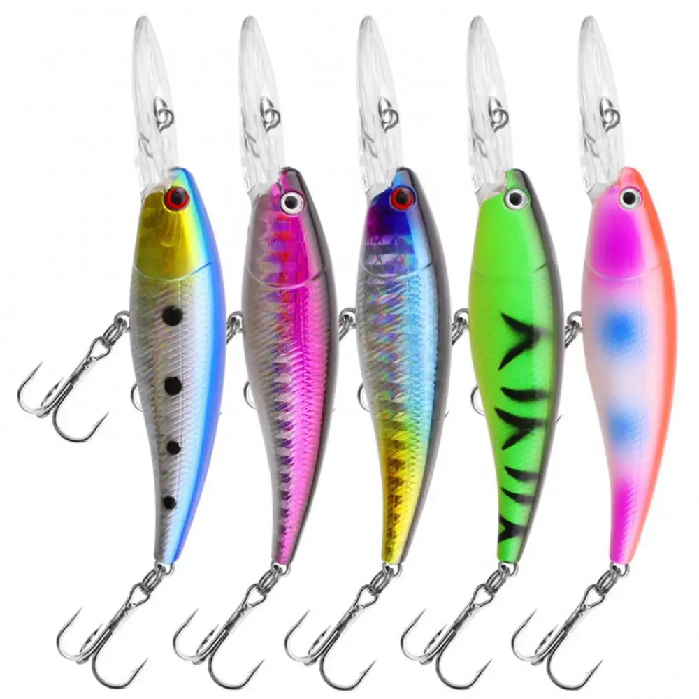 

65% Discounts Hot! 9cm Faux Bionic Lure Fake Bait with Sharp Hooks Fishhook Fishing Gear Accessory