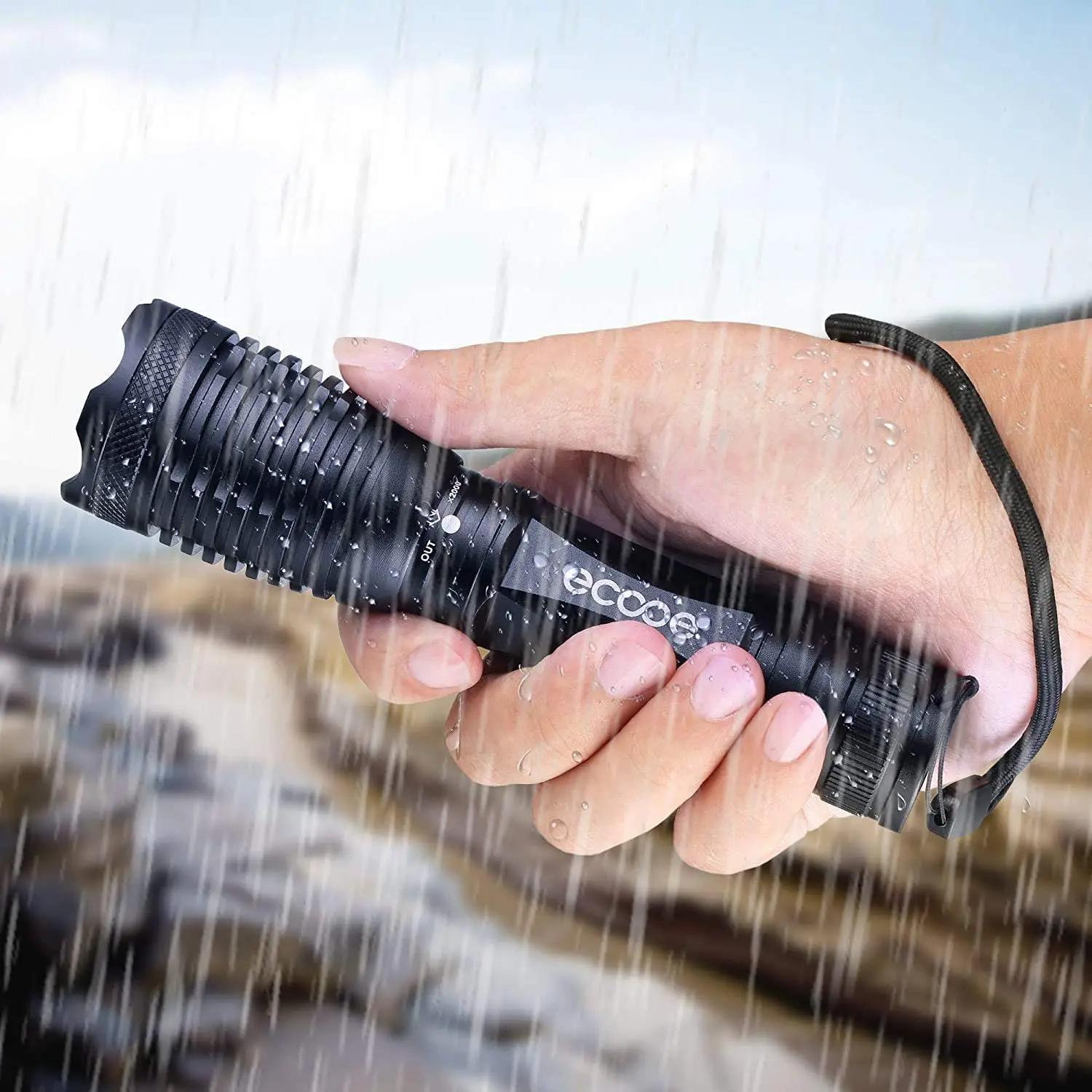 Светодиодный фонарик ультра яркий фонарь IPX6 Водонепроницаемый кемпинговый