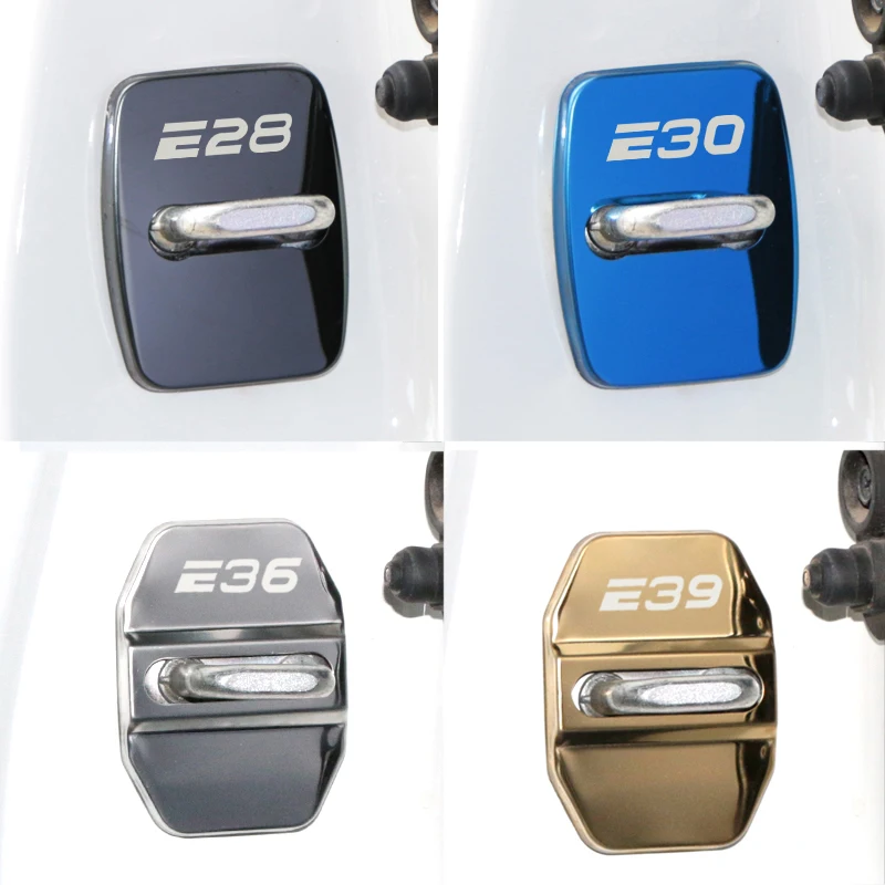 Автомобильный Стайлинг Авто Дверной замок защитный чехол с пряжкой для BMW E28 E30 E34