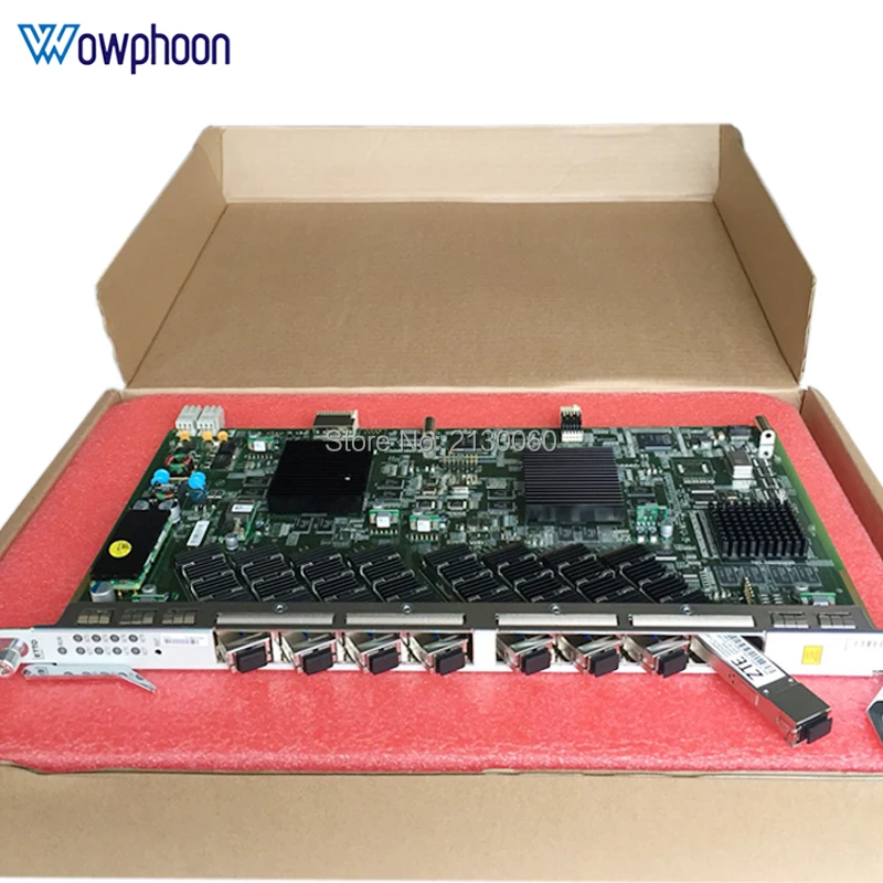 Плата ZTE ETTO EPON на 8 портов с модулями PX20 + SFP для OLT C300 C320 бесплатная