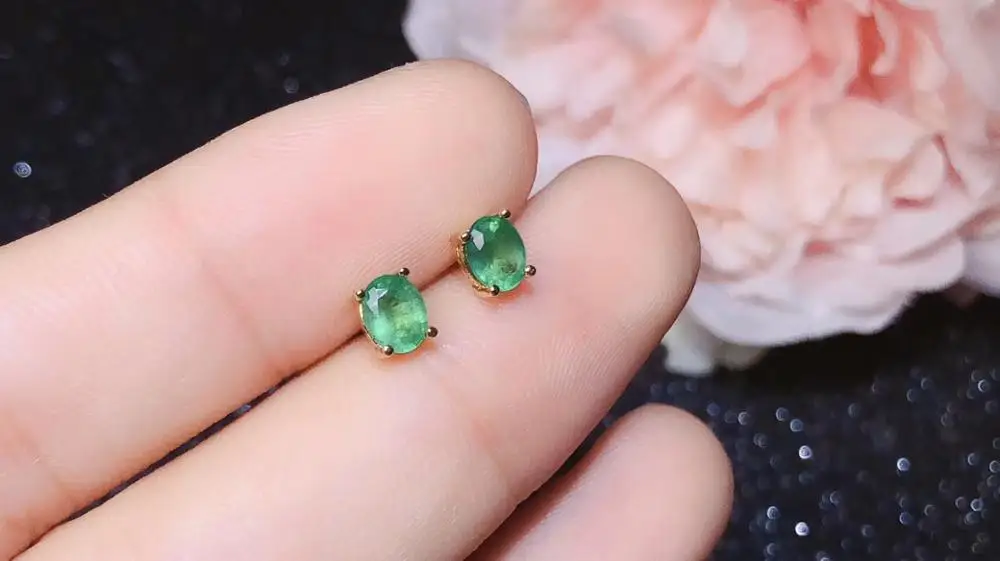 Юбилей лучший подарок натуральный изумруд комплект ювелирных изделий из