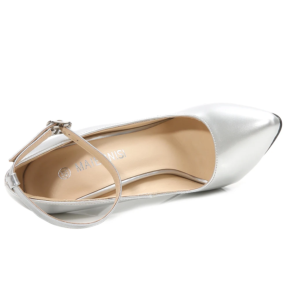 Женские свадебные туфли MAIERNISI красные из сетчатой ткани на высоком каблуке 16 см