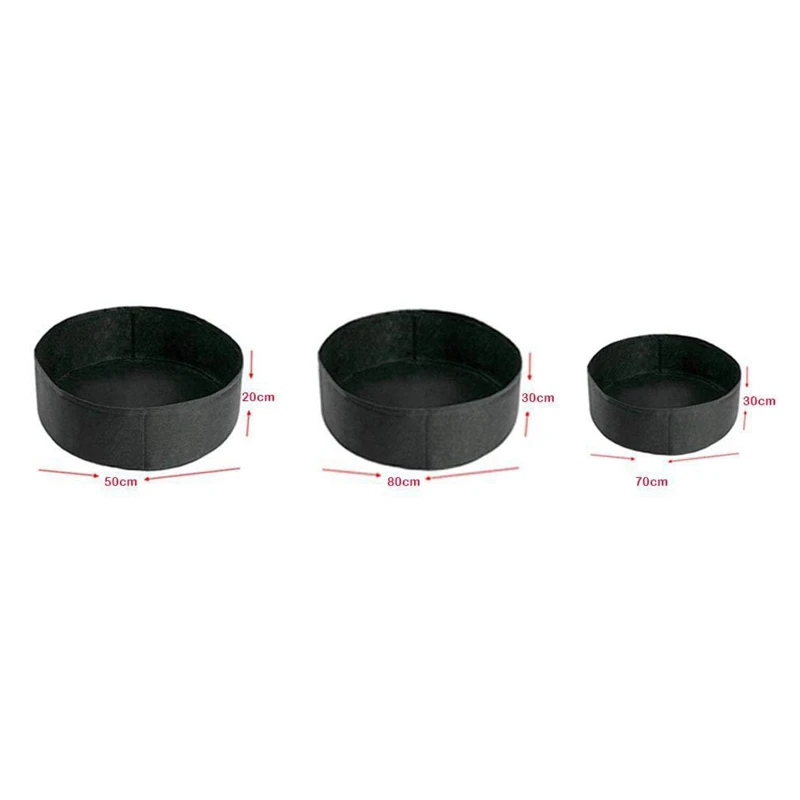 

Bucket Planting Bag Garden Round Garden Vegetable Seedling Nutrition Plant Bag Felt Planting Plant Bag Garden Tool Plastic