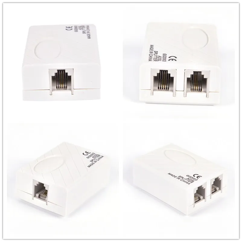 1 шт. телефонный RJ11 линия ADSL модем Широкополосный линейный фильтр сплиттер |