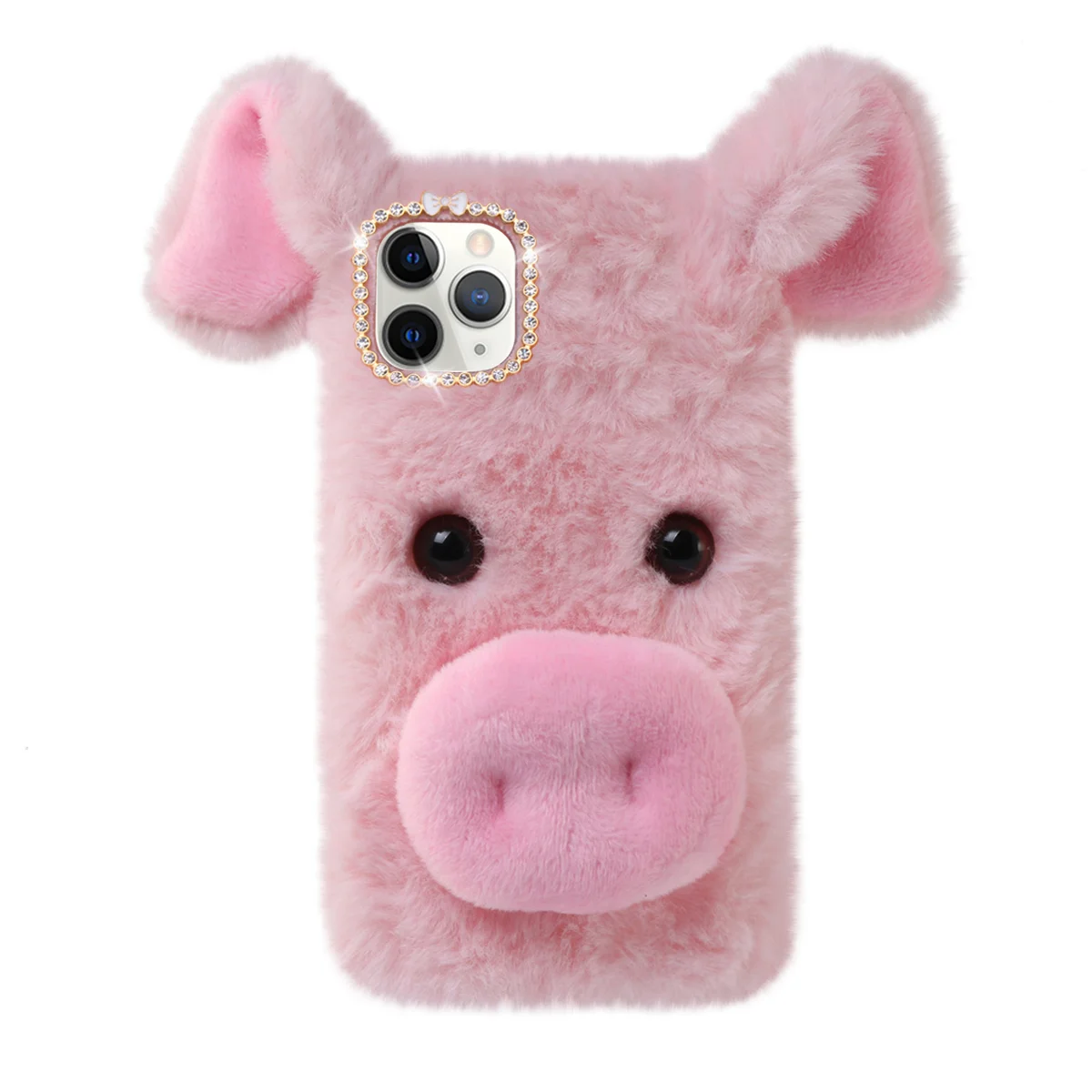 

Phone Case Compatible for iPhone 12 Pro Max 6.7 Plush Phone Shell