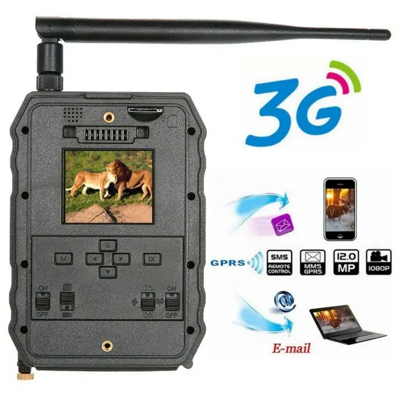 S880G 12MP 1080P Trail камера 3G SIM GPRS MMS охотничья 940NM ночное видение для дикой природы