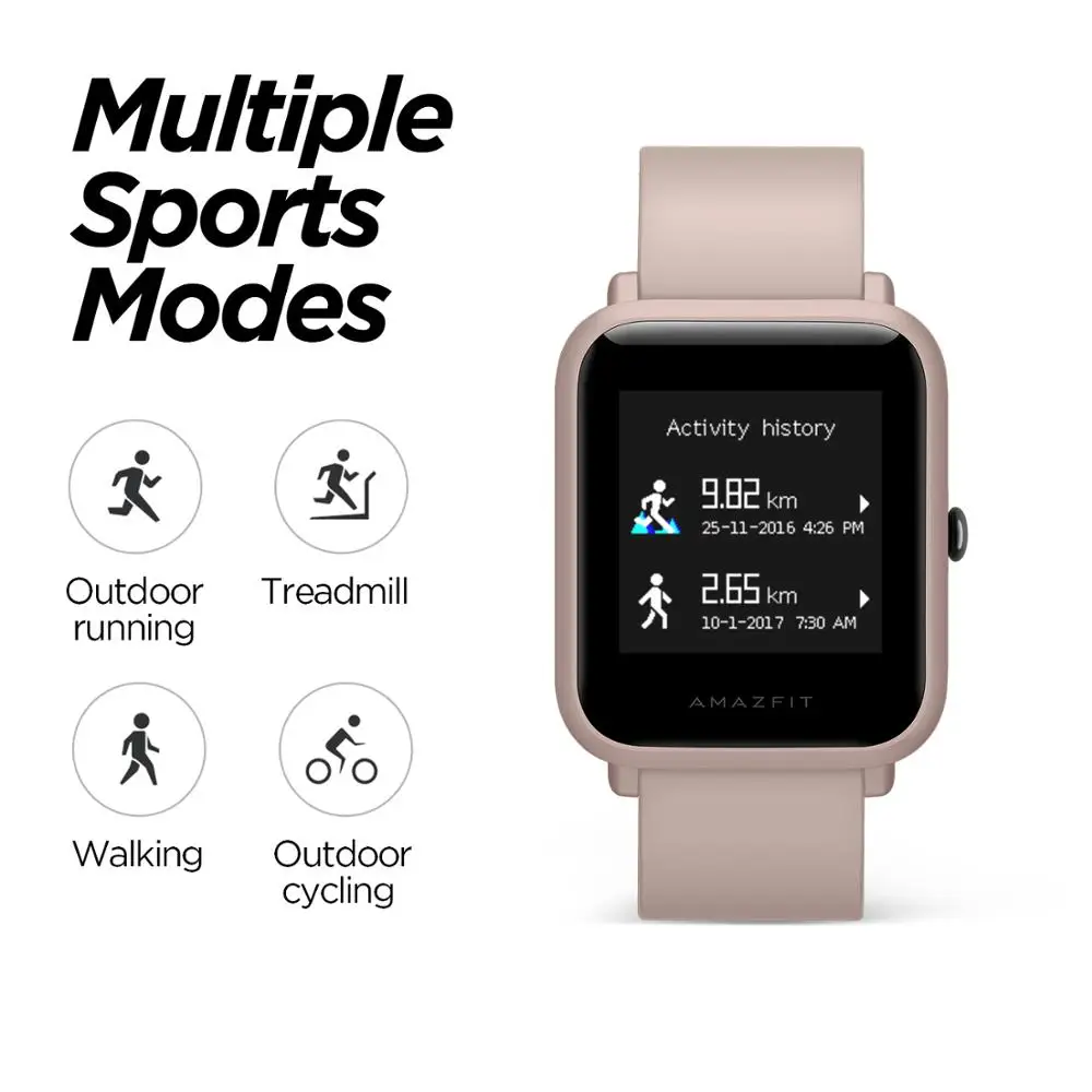 Amazfit Bip Lite Водонепроницаемые Смарт часы отслеживание сердечного ритма 45 дней Срок