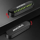 Автомобильная Временная парковочная табличка с номером телефона для Nissan Micra K11 K12 K13 K14 автомобильные аксессуары для стайлинга