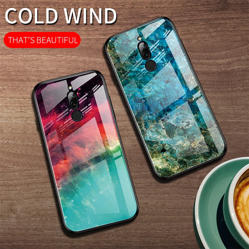 Чехол для Xiaomi Redmi 8 8A роскошный градиентный чехол из закаленного стекла